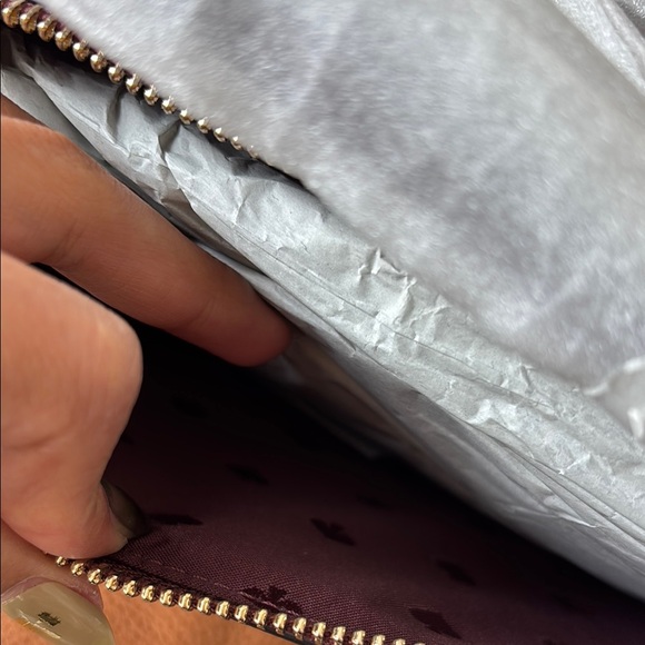 Kate Spade Flash Glitter Crossbody Bag, Cherrywood, NWT - Picture 13 of 14